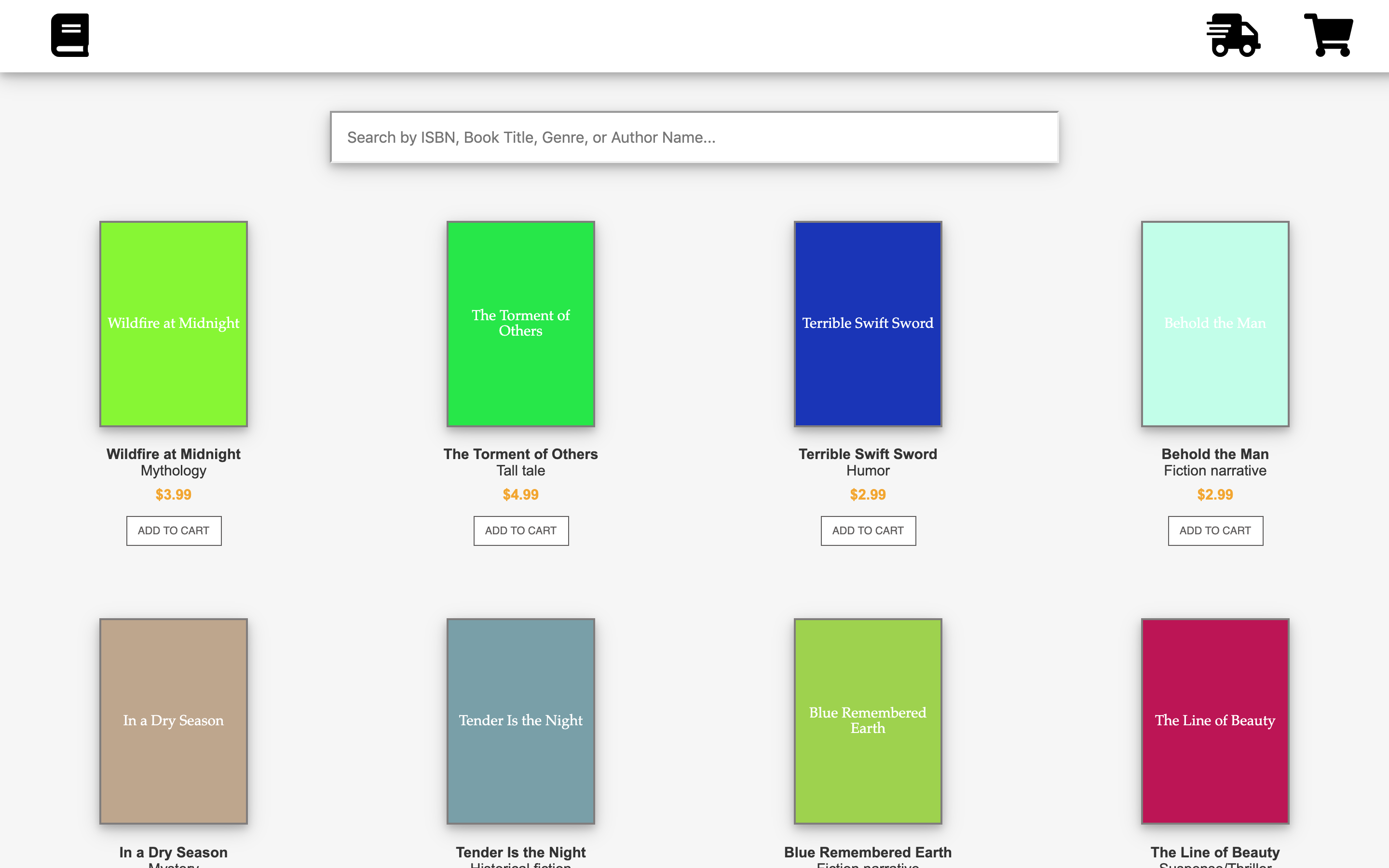 Bookstore Application