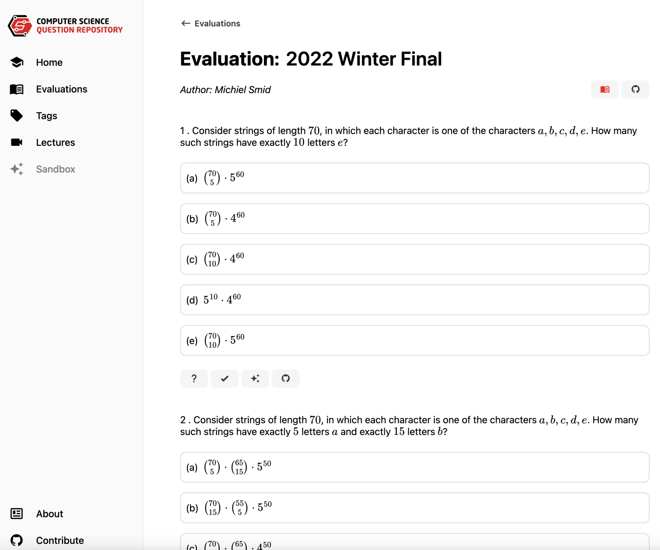 Computer Science Questions Repository